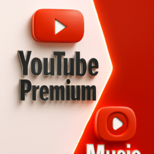 اشتراكين يوتيوب بريميوم 👑 + ميوزك 🎶 ✅ (اثنين في واحد 2x🤩📦)