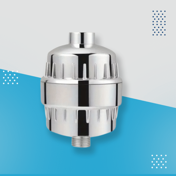 فلتر دش متعدد الطبقات لإزالة الكلور والشوائب ولتنقية متقدمة للمياه وتحسين شعرك وبشرتك✨ – مزود بفيتامين C