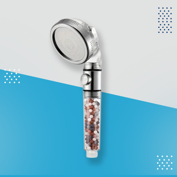 رأس دش عالي الضغط مع فلتر الخرز – بـ3 أوضاع