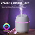 ⁦مرطب هواء USB متعدد الألوان بإضاءة LED – مثالي لغرفة، النوم والسيارات، والمنزل، مع 20 قطعة فلتر استبدال⁩ - الصورة ⁦9⁩