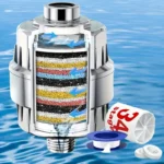 ⁦فلتر دش متعدد الطبقات لإزالة الكلور والشوائب ولتنقية متقدمة للمياه وتحسين شعرك وبشرتك✨ – مزود بفيتامين C⁩ - الصورة ⁦8⁩