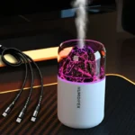 ⁦مرطب هواء LED بـ 7 ألوان - تشغيل هادئ للغاية⁩ - الصورة ⁦9⁩