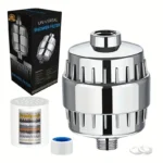 ⁦فلتر دش متعدد الطبقات لإزالة الكلور والشوائب ولتنقية متقدمة للمياه وتحسين شعرك وبشرتك✨ – مزود بفيتامين C⁩ - الصورة ⁦18⁩