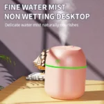 ⁦مرطب هواء USB متعدد الألوان بإضاءة LED – مثالي لغرفة، النوم والسيارات، والمنزل، مع 20 قطعة فلتر استبدال⁩ - الصورة ⁦3⁩